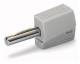 Wago 215-811 4mm banana plug, light gray
