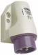 Walther-Werke 11806 Walther Norvo appliance plug 32A 2P, 42V 10h IP44 Kabeleinf.1 top