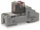 WAGO 858-390 socket with Indus, industry relay coils Voltage: DC 24V 4We